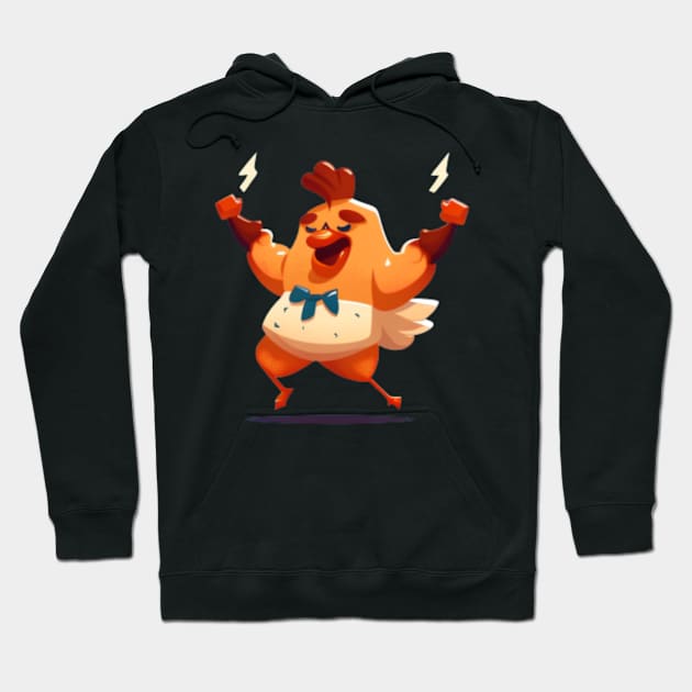 cute funny chicken Hoodie by A&A